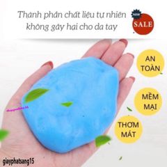 Gel đazinăng Super Clean - Slime Vệ Sinh Dọn Dẹp Ô Tô, Bàn Phím, Điện Thoại, Laptop, Giải Quyết Bụi Bẩn, Tái Sử Dụng 80g