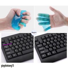 Gel đazinăng Super Clean - Slime Vệ Sinh Dọn Dẹp Ô Tô, Bàn Phím, Điện Thoại, Laptop, Giải Quyết Bụi Bẩn, Tái Sử Dụng 80g