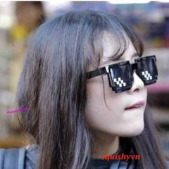 Kính Mắt Thug Life 6 Chấm Màu Sắc - Phụ Kiện Thời Trang Siêu Ngầu Dành Cho Game Thủ và Fan Minecraft