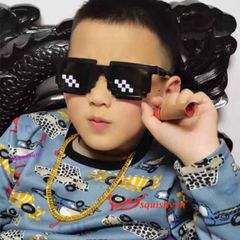 Kính Mắt Thug Life 6 Chấm Màu Sắc - Phụ Kiện Thời Trang Siêu Ngầu Dành Cho Game Thủ và Fan Minecraft