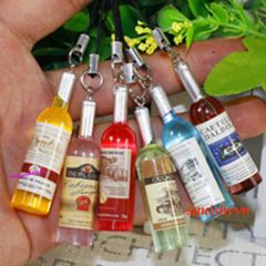Móc Khóa Hình Chai Rượu Nhiều Màu - Phụ Kiện Thời Trang Xinh Xắn, Quà Tặng Doanh Nghiệp, Quảng Cáo, Sự Kiện
