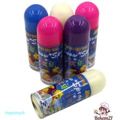Bình Xịt Tuyết Tạo Bọt Trắng Sinh Nhật 210ml - Chất Liệu Nhôm Chống Trượt, Hoàn Hảo Cho Các Bữa Tiệc, Event