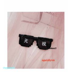 Kính Thug Life 6 Chấm Độc Đáo - Phụ Kiện Thời Trang Năng Động Dành Cho Gamer - Kính Minecraft Siêu Ngầu