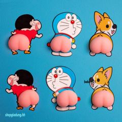 Miếng Dán Silicon Quả Đào 3D Cute - Trang Trí Laptop và Điện Thoại iPhone - Phụ Kiện Độc Đáo, Chống Trầy Xước