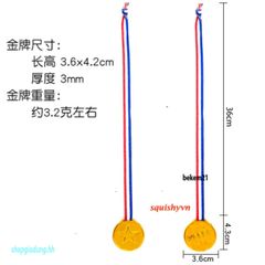 Bộ 12 Huy Chương Vàng, Bạc, Đồng - Phụ Kiện Tiệc Tùng, Sự Kiện Lớn, Quà Tặng Ngày Thiếu Nhi Chất Lượng Cao