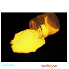 Bột Dạ Quang Màu Vàng 50g - Tạo Hiệu Ứng Phát Sáng Trong Nghệ Thuật, Sơn Vẽ, Trang Trí Nội Thất, Tiệc Tùng