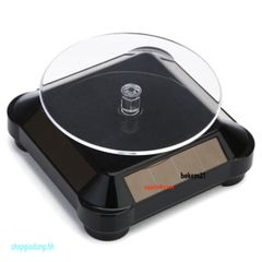 Bàn Xoay Chụp Hình 360 Độ - Dùng Quay Video Sản Phẩm Tiết Kiệm Năng Lượng Mặt Trời, Chất Liệu ABS, Kích Thước 9cm