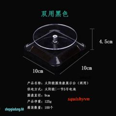 Bàn Xoay Chụp Ảnh Năng Lượng Mặt Trời 360 Độ - Giá Đỡ Tự Động Đa Năng Cho Thiết Bị Quay Video, Mô Hình, Đồ Trang Sức