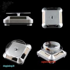 Bàn Xoay Chụp Ảnh Năng Lượng Mặt Trời 360 Độ - Giá Đỡ Tự Động Đa Năng Cho Thiết Bị Quay Video, Mô Hình, Đồ Trang Sức