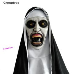 Mặt Nạ Cao Su Thiên Nhiên The Horror Nun - Đồ Hóa Trang Halloween Độc Đáo, Không Độc Hại, Thích Hợp Cho Tất Cả