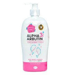 Sữa Dưỡng Thể Alpha Arbutin 3 Plus Collagen 500ml - Giúp Làm Sáng Da, Cung Cấp Độ Ẩm Mềm Mịn, Chăm Sóc Da Chống Lão Hóa Chính Hãng