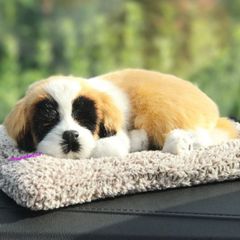 Thú Bông Chó Mắt Đen 99% Giống Thật - Lõi Than Hoạt Tính Khử Mùi Tô Điểm Ô Tô - Phụ Kiện Trang Trí Xe Hơi Giá Tốt