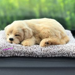 Thú Bông Chó Mắt Đen 99% Giống Thật - Lõi Than Hoạt Tính Khử Mùi Tô Điểm Ô Tô - Phụ Kiện Trang Trí Xe Hơi Giá Tốt