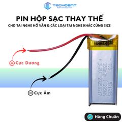 Pin Dock Sạc Thay Thế Cho Tai Nghe Hổ Vằn Ap2, Ap3, Ap4, Pro1, Pro2