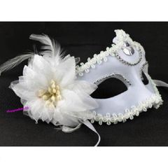 Mặt Nạ Đính Kim Cương Giả Phối Lông Vũ - Phụ Kiện Thời Trang Cho Tiệc Cưới, Biểu Diễn & Sự Kiện ấn Tượng