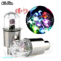 Đèn LED Gắn Van Lốp Cho Xe Máy & Xe Đạp Điện - Phát Sáng An Toàn Ban Đêm (4 Màu)