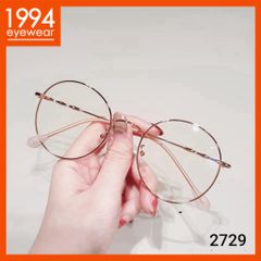 Gọng Kính Nobita Mắt Tròn 2729 - Gọng Kim Loại Mảnh Thời Trang Hàn Quốc, Phù Hợp Với Mọi Khuôn Mặt