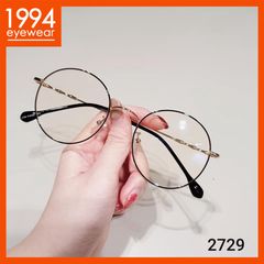 Gọng Kính Nobita Mắt Tròn 2729 - Gọng Kim Loại Mảnh Thời Trang Hàn Quốc, Phù Hợp Với Mọi Khuôn Mặt