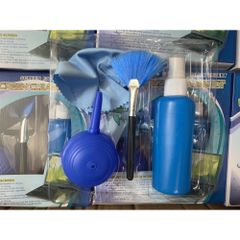 Bộ Vệ Sinh Laptop 4 Món - Dụng Cụ Lau Chùi Máy Tính Chuyên Nghiệp, Khăn Mềm, Xịt Bụi Silicone, Chổi Vệ Sinh An Toàn