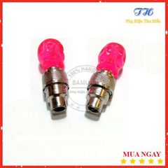 Combo 2 Đèn Led Gắn Van Bánh Xe - Đèn Trang Trí Phát Sáng Động Bảo Đảm An Toàn Khi Di Chuyển