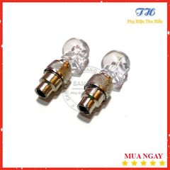 Combo 2 Đèn Led Gắn Van Bánh Xe - Đèn Trang Trí Phát Sáng Động Bảo Đảm An Toàn Khi Di Chuyển