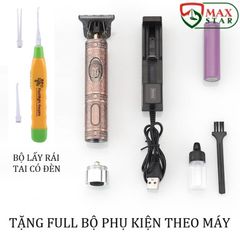 Tông Đơ Cắt Tóc Chuyên Nghiệp T9 Hình Phật - Máy Cắt Tóc Nam Cao Cấp, Bảo Hành Chính Hãng 3 Tháng, Đổi Mới 30 Ngày