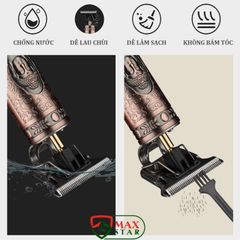 Tông Đơ Cắt Tóc Chuyên Nghiệp T9 Hình Phật - Máy Cắt Tóc Nam Cao Cấp, Bảo Hành Chính Hãng 3 Tháng, Đổi Mới 30 Ngày