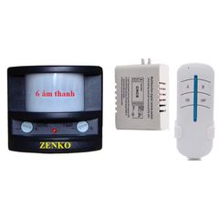 Bộ Chuông Chống Trộm Điều Khiển Từ Xa Zenko-T02DK - Thiết Bị An Ninh Cao Cấp, Cảm Ứng Hồng Ngoại, Âm Thanh Cảnh Báo Lớn