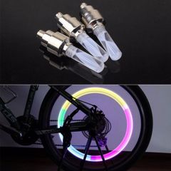 Đèn Led Gắn Van Bánh Xe Đạp, Xe Máy - Ánh Sáng Đẹp, An Toàn Khi Đi Đường Tối, Chống Thấm Nước, Dễ Dàng Lắp Đặt