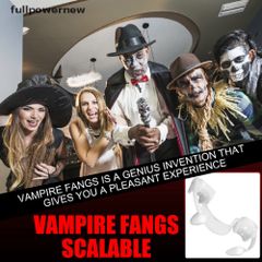 Răng Nan Giả Ma Cà Rồng Halloween - Răng Sát Nhân Kinh Dị Cao Cấp Giúp Tạo Điểm Nhấn Cho Bộ Trang Phục Quái Dị