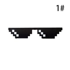 Kính Mát Thug Life 8 Bit Unisex - Kính Mát Chống UV Mirror Phong Cách Meme 