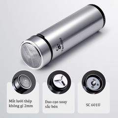 Máy Cạo Râu Yandou SC601 Lưỡi Xoay Dùng Pin - Thiết Kế Hiện Đại, Tiết Kiệm Thời Gian, An Toàn Cho Da