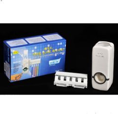 Bộ Nhả Kem Đánh Răng Tự Động Touch Me Hàn Quốc Kèm Giá Để Bàn Chải - Tiện Lợi và Gọn Gàng Cho Phòng Tắm