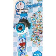 Đồng Hồ Chiếu Hình 3D Mèo Máy Đôrêmon - Quà Tặng Dành Cho Trẻ Em, Đồng Hồ Chương Trình Hoạt Hình Vui Nhộn, An Toàn Cho Bé