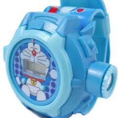 Đồng Hồ Chiếu Hình 3D Mèo Máy Đôrêmon - Quà Tặng Dành Cho Trẻ Em, Đồng Hồ Chương Trình Hoạt Hình Vui Nhộn, An Toàn Cho Bé