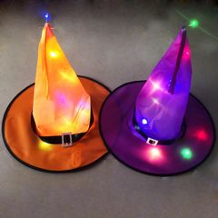 Mũ Phù Thủy Hóa Trang LED - Mũ Halloween Phát Sáng Cho Bữa Tiệc, Trang Trí Nhà Cửa, Quà Tặng Ý Nghĩa