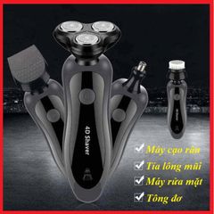 Máy Cạo Râu Enchen BlackStone 3 Chống Nước Đa Năng - Tông Đơ, Máy Rửa Mặt, Tỉa Lông Mũi Thông Minh, Bảo Hành 6-12 Tháng