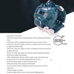Đồng Hồ Đeo Tay Điện Tử 2 Trong 1 Hình Robot Luminous Thông Minh Dành Cho Trẻ Em - Quà Tặng Độc Đáo Cho Bé Trai, Bé Gái