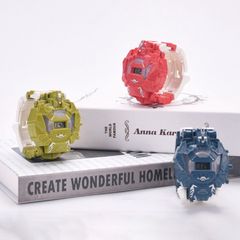 Đồng Hồ Đeo Tay Điện Tử 2 Trong 1 Hình Robot Luminous Thông Minh Dành Cho Trẻ Em - Quà Tặng Độc Đáo Cho Bé Trai, Bé Gái
