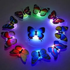 Đèn Led Hình Bướm 3D Dán Tường Trang Trí - Đèn Ngủ Phát Sáng Đổi Màu Xinh Xắn Cho Phòng Ngủ và Trang Trí Nhà Cửa