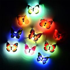 Đèn Led Hình Bướm 3D Dán Tường Trang Trí - Đèn Ngủ Phát Sáng Đổi Màu Xinh Xắn Cho Phòng Ngủ và Trang Trí Nhà Cửa