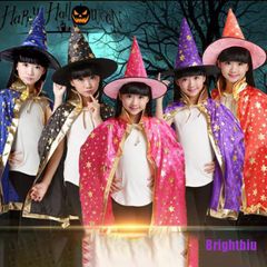 Bộ 2 Áo Choàng Phù Thủy và Mũ Hóa Trang Halloween Cho Bé - Trang Phục Ma Quái Đẹp, Tự Tin Thể Hiện Phong Cách Huyền Bí
