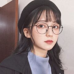 Mắt Kính Tròn Nobita Hàn Quốc - Gọng Cận Thời Trang Dễ Thương Dành Cho Nam Nữ - Khung Kiến Thức Chống Va Đập