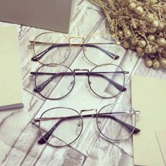Mắt Kính Tròn Nobita Hàn Quốc - Gọng Cận Thời Trang Dễ Thương Dành Cho Nam Nữ - Khung Kiến Thức Chống Va Đập