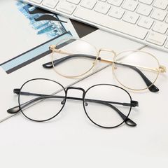 Mắt Kính Tròn Nobita Hàn Quốc - Gọng Cận Thời Trang Dễ Thương Dành Cho Nam Nữ - Khung Kiến Thức Chống Va Đập