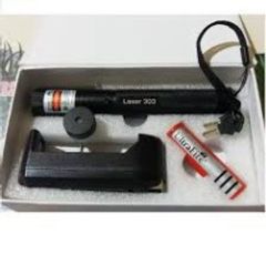 Đèn Pin Laser LASER 303 - Đèn Chiếu Xa Siêu Sáng Tia Xanh 5000mw, Chống Nước, Thích Hợp cho Cảnh Sát, Du Lịch và Thuyết Trình