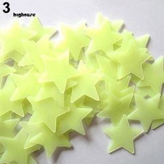 100 Ngôi Sao Dạ Quang Dán Tường Phát Sáng - 3D Luminous Wall Stickers Thời Trang Cho Phòng Ngủ Trẻ Em