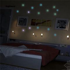 100 Ngôi Sao Dạ Quang Dán Tường Phát Sáng - 3D Luminous Wall Stickers Thời Trang Cho Phòng Ngủ Trẻ Em