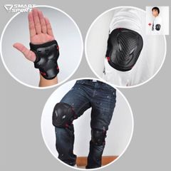 Bộ Bảo Vệ Tay Chân Trượt Patin & Xe Đạp - Hàng Chính Hãng An Toàn Cho Bé - Bảo Hộ Chất Lượng Cao, 3 Màu Sắc Đẹp