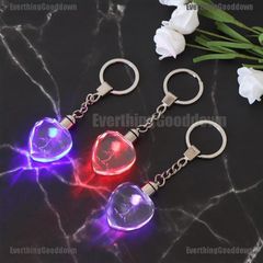 Móc Khóa Hình Hoa Hồng Đèn LED Nhiều Màu Sắc - Phụ Kiện Thời Trang Tỏa Sáng Tình Yêu, Quà Tặng Độc Đáo